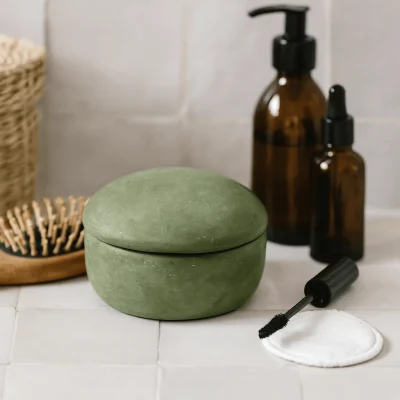 boite_tadelakt_verte_D12_ambiance_1_opt Boîte Céramique Tadelakt SAHARA