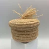 Boite en fibres végétales tressées - Artisanat Marocain
